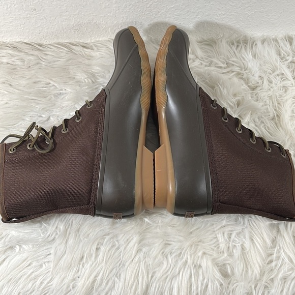 Sperry Men’s Saltwater Top Sider Duck Rain Boots Brown Size 13 NEW main image 10
